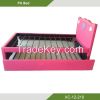Children bedroom furniture lovely pink PU child bed kids bunk decker bed cute appearence XC-12-210