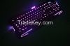 2014 new arrival creative purple backlight keyboard best desktop keyboard