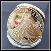 The United States 20 Dollars Walking Liberty Gold Coin, 24K Gold Clad 2011 $20 American EAGLE Copy Coin