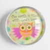 high quality souvenir glass fridge magnet made in china