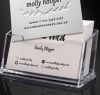 Hot selling custom display acrylic clear name card holder stand