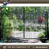 Decorative and practical wrought iron gate