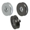 Idler pulley for round...