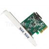 pcie X4 to 2port USB3.1 type C w/ SATA 15pin expansion card