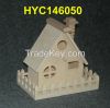 wooden bird house