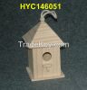 wooden bird house