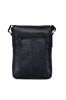 POUCH BAG GENUINE LEATHER BLACK COLOUR