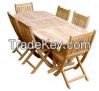 garden folding wooden set