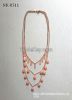 acrylic beads necklace