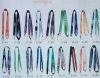 colorful polyester heat transferred lanyards id badge holder