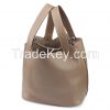 genuine leather women shoulder bags , genuine leather women bags dark gray color