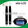 2013 Newest E cig variable voltage ego lcd display battery with factor