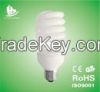 4T 24W half spiral CFL
