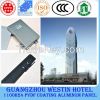 Aluminum exterior wall panel for building material