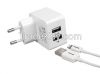 Awe-102: Double USB Port Travel Charger