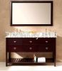 North America Style Modern Solid Wooden Bathroom Vanity Cabinet