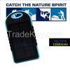 Travel outdoor emergency 12000mah mobile phones charger portable solar power bank