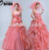 Custom wedding dress,bridal gown with color 4