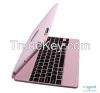 wireless bluetooth ultra thin keyboard cover and power bank for iPad 3