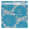 sky blue rose flower pattern guipure lace fabric for evening suit SYD-0107