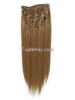 Top quality Clip-in human Hair Extensions with different Colors