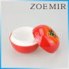 2016 new style tomato shape  cosmetics cream empty jar  face care container