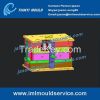 500 ml thin wall sauce containers mould with lids, thin walls injection molded technology