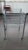 Foldable metal wire promotion basket for supermarket
