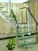 Slip-proof stair glass  3-19mm Tempered glass for staircase