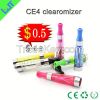 Hot sale electronic cigarette ego ce4 atomizer with blister packing