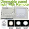 Color change and dimmamble square led panel light with Remote