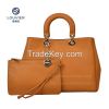 2014 fashion genuine leather handbags satchel genuine leather handbags high quality cow leather from italy first layer