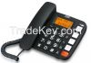 Big button phone, 4 one-touch and 10 two-touch memories function telephone