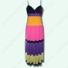 Color Multi Long Dress