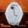 Children Table Stand Metal Picture Frames Sweet Warm Gift Pearl Decoration 3inch Round Frame Baby Kids Photo Wall