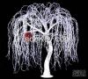 Outdoor tree illumination light,White led weeping willow tree light