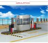 Free Shipping Remote Control Automatic Barrier Gate used in Car Parking System