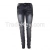 Leather pocket Jeans