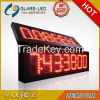 LED time and temperature signs