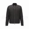 Men Biker Style Textile Jacket