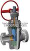 API 6A expanding gate valve