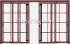 ACG brand European standard high quality aluminium framed sliding glass door