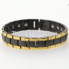 For Men New Gold Black Hand Chain Magnetic Germanium Bracelet Models