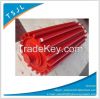 Belt conveyor winged pulley drum