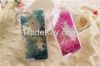 mobile phones import export, glitter flowing liquid star case for iphone 5 5s