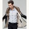 2015 Luxurious American Racoon Dog Hair Collar Sheepskin Fur Genuined Leather High Quality Male Outerwear Coat Clothing Jacket
