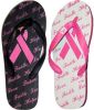 Pink Ribbon Flip-Flops