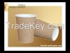 Ripple wall paper cup for tea or coffee