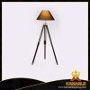 Contemporary decorative tripod wood floor lamp (F705B)