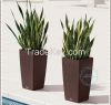 outdoor garden furniture PE rattan planter flower pot